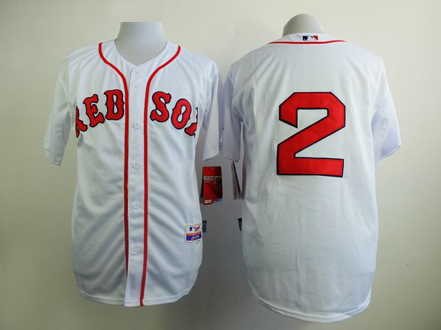 Men Boston Red Sox #2 Bogaerts White MLB Jerseys1